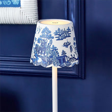 Load image into Gallery viewer, Chinoiserie Paper Shade Covers on a lamp