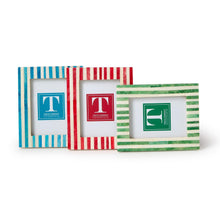 Load image into Gallery viewer, Celebration Stripe Mini 3x4 Photo Frame in three colors