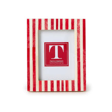 Load image into Gallery viewer, Celebration Stripe Mini 3x4 Photo Frame in red