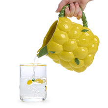 Load image into Gallery viewer, person pouring liquid into Lemon Double Old Fashion Glass