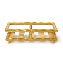 Load image into Gallery viewer, Golden Bamboo Guest Towel / Napkin Holder