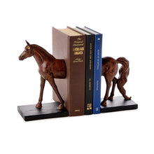 Load image into Gallery viewer, Horse Bookends holding books