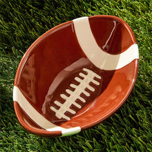 Load image into Gallery viewer, small bowl shaped and painted like a Football