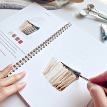Load image into Gallery viewer, person painting a cupcake frosting