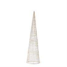 Load image into Gallery viewer, Electric LED Silver Cone Trees