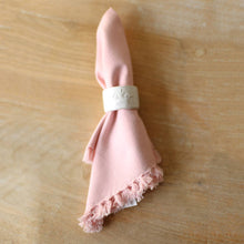 Load image into Gallery viewer, Fringe Napkin Light Pink - Set of 2