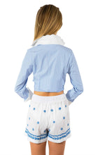 Load image into Gallery viewer, Gretchen Scott Designs Pique All Day Pinstripe Shirt - FINAL SALE