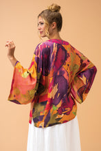 Load image into Gallery viewer, Powder Oversized Blooms Kimono Jacket - Mustard
