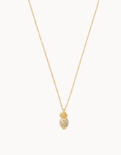 Load image into Gallery viewer, Sea La Vie Celebrate Necklace Forever Friends on a gold chain