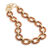 Load image into Gallery viewer, Capucine de Wulf Earth Goddess Link Necklace - Teak