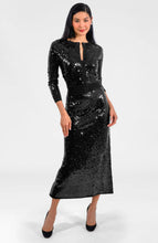 Load image into Gallery viewer, Twinkle Sweater Met Ball Twinkle in Black and matching skirt