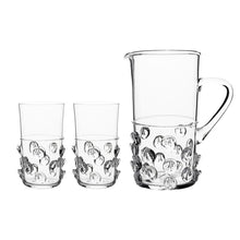 Load image into Gallery viewer, Juliska Florence Glass Pitcher and Highball Set/3pc
