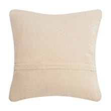 Load image into Gallery viewer, cream velvet back of pillow