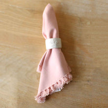 Load image into Gallery viewer, Fringe Napkin Light Pink - Set of 2
