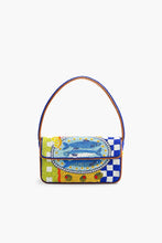 Load image into Gallery viewer, Mediterranean Sardine Hand-Beaded Shoulder Bag beaded with image of three sardines and olives