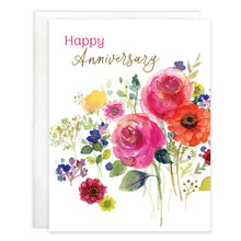 Load image into Gallery viewer, Anniversary Greeting Card - Celebrate Flowers