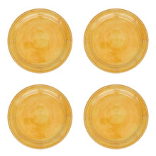 Load image into Gallery viewer, Juliska Berry & Thread Melamine Dessert/Salad Plate Set/4 in Sunshine yellow