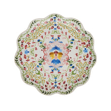 Load image into Gallery viewer, Juliska Sofia Dessert/Salad Plate - Multi scallop plate with colorful floral pattern
