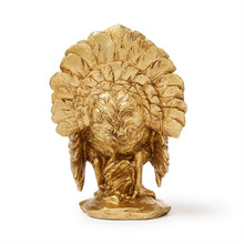 Load image into Gallery viewer, Golden Turkey Decor back view