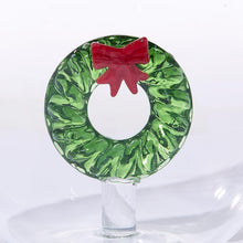 Load image into Gallery viewer, Wreath Icon Stemless Wine Glass