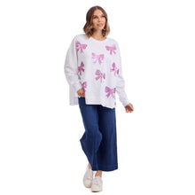 Load image into Gallery viewer, Bow Sparkle Sweatshirt