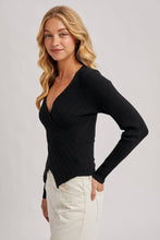 Load image into Gallery viewer, V-neck Fixed-wrap Knit Sweater