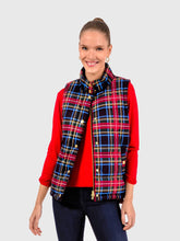Load image into Gallery viewer, Gretchen Scott Designs Puffer Vest - Duke Of York - Black Multi