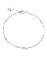 Load image into Gallery viewer, Crislu Bezel Bracelet Finished in Pure Platinum