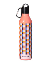 Load image into Gallery viewer, Vinrella Gingham Pink Water Bottle Umbrella