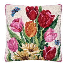Load image into Gallery viewer, Springtime Tulips Hook Pillow - Sally Eckman Roberts