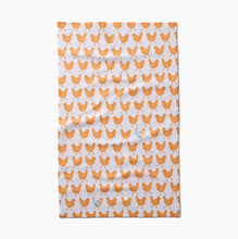 Load image into Gallery viewer, Geometry Fun Spring Chicks Tea Towel