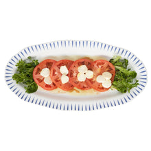 Load image into Gallery viewer, Juliska Sitio Stripe 15" Hostess Tray - Delft Blue