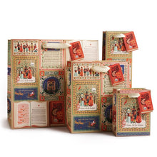 Load image into Gallery viewer, Rifle Paper Christmas Carolers Wine Gift Bag