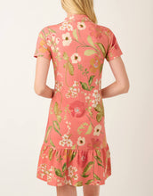 Load image into Gallery viewer, Spartina 449 Joelle Polo Dress Lightner Garden Pink back view