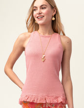 Load image into Gallery viewer, Spartina 449 Kendra Racerback Sweater Carnation