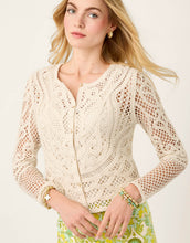 Load image into Gallery viewer, Spartina 449 Jordyn Crochet Cardigan Pristine