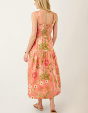 Load image into Gallery viewer, Lorraine Midi Dress Lightner Garden Pink back view