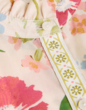 Load image into Gallery viewer, close up of button and ribbon embroidery