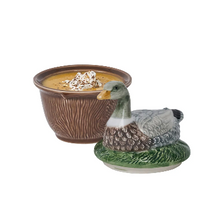 Load image into Gallery viewer, Juliska Forest Walk Duck Bowl with Lid - Multi