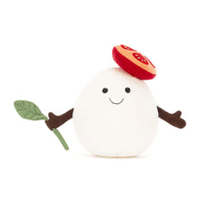 Load image into Gallery viewer, Jellycat Amuseables Mozzarella front view showing arms