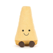 Load image into Gallery viewer, Jellycat Amuseables Parmesan front view showing smile