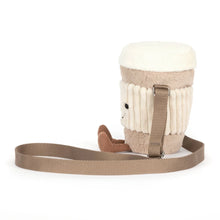 Load image into Gallery viewer, Jellycat Amuseables Perkle Coffee Shoulder Bag side view