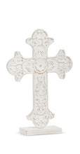 Load image into Gallery viewer, Distressed Cross on Stand