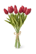 Load image into Gallery viewer, Real Touch 13 Inch Mini Tulip Bundle - 12 Stems