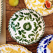Load image into Gallery viewer, Vietri Arezzo Green Salad Plate on a table with other plates
