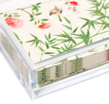 Load image into Gallery viewer, rectangle shaped tray with green and white napkins