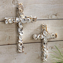 Load image into Gallery viewer, Small Oyster Shell Cross