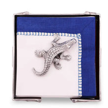Load image into Gallery viewer, Arthur Court Alligator Napkin Weight