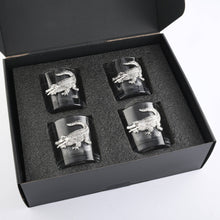 Load image into Gallery viewer, Arthur Court Alligator Bar Glasses Set of 4