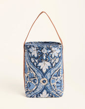 Load image into Gallery viewer, Caddy with a blue and cream floral patter